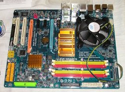 Motherboard closeup