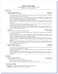 Sample LaTeX Résumé